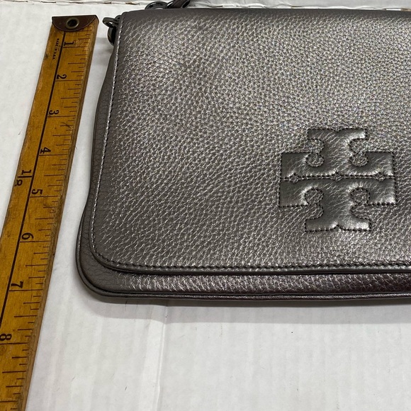Tory Burch Silver Metallic Crossbody - Picture 4 of 12